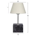 ΦΩΤΙΣΤΙΚΟ ΕΠΙΤΡΑΠΕΖΙΟ FB97594.01 ΕΚΡΟΥ 13x13x43Y εκ. - Image 2