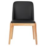 KΑΡΕΚΛΑ ΤΡΑΠΕΖΑΡΙΑΣ FB99944.01 RUBBERWOOD-ΜΑΥΡΟ PU 54,5x58x86Υεκ - Image 3