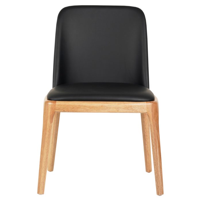 KΑΡΕΚΛΑ ΤΡΑΠΕΖΑΡΙΑΣ FB99944.01 RUBBERWOOD-ΜΑΥΡΟ PU 54,5x58x86Υεκ - Image 3