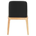 KΑΡΕΚΛΑ ΤΡΑΠΕΖΑΡΙΑΣ FB99944.01 RUBBERWOOD-ΜΑΥΡΟ PU 54,5x58x86Υεκ - Image 5