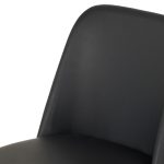 KΑΡΕΚΛΑ ΤΡΑΠΕΖΑΡΙΑΣ FB99944.01 RUBBERWOOD-ΜΑΥΡΟ PU 54,5x58x86Υεκ - Image 6