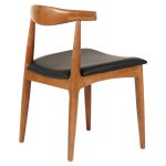 KΑΡΕΚΛΑ ΤΡΑΠΕΖΑΡΙΑΣ FB99947.03 RUBBERWOOD ΚΑΡΥΔΙ-ΜΑΥΡΟ PU 55x51x75Υεκ - Image 4