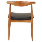 KΑΡΕΚΛΑ ΤΡΑΠΕΖΑΡΙΑΣ FB99947.03 RUBBERWOOD ΚΑΡΥΔΙ-ΜΑΥΡΟ PU 55x51x75Υεκ - Image 5