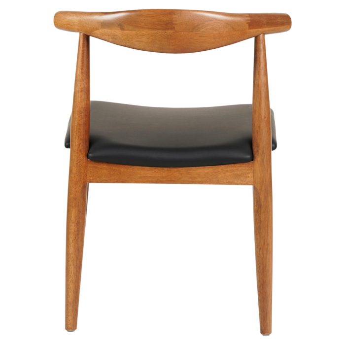 KΑΡΕΚΛΑ ΤΡΑΠΕΖΑΡΙΑΣ FB99947.03 RUBBERWOOD ΚΑΡΥΔΙ-ΜΑΥΡΟ PU 55x51x75Υεκ - Image 5