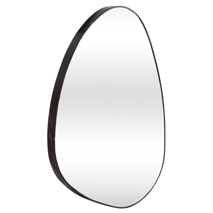ΚΑΘΡΕΠΤΗΣ ΤΟΙΧΟΥ FB94487.01 ΜΕ ΠΛΑΙΣΙΟ MDF ΣΕ BLACK MARBLE ΧΡΩΜΑ 60x80Υεκ. - Image 1