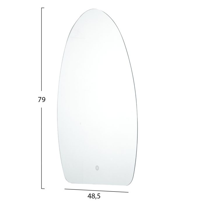 ΚΑΘΡΕΠΤΗΣ TOIXOY FB94496 ΧΩΡΙΣ ΠΛΑΙΣΙΟ-LED ΟΠΙΣΘΙΟΣ ΦΩΤΙΣΜΟΣ 48,5x79Υεκ. - Image 2