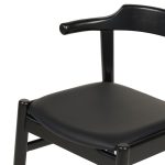 ΠΟΛΥΘΡΟΝΑ ΤΡΑΠΕΖΑΡΙΑΣ FB99946.02 RUBBERWOOD & PU ΣΕ ΜΑΥΡΟ 57x54x74Υεκ. - Image 6