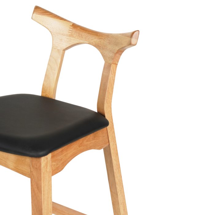 ΣΚΑΜΠΟ ΜΠΑΡ FB99951.01 RUBBERWOOD ΣΕ ΟΑΚ-ΜΑΥΡΟ PU 43x41x100Υεκ. - Image 6