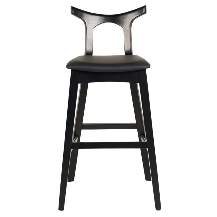 ΣΚΑΜΠΟ ΜΠΑΡ FB99951.02 RUBBERWOOD & PU ΣΕ ΜΑΥΡΟ 49x53x99,5Υεκ. - Image 3