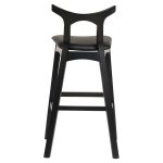 ΣΚΑΜΠΟ ΜΠΑΡ FB99951.02 RUBBERWOOD & PU ΣΕ ΜΑΥΡΟ 49x53x99,5Υεκ. - Image 5