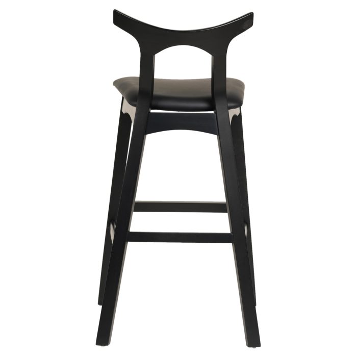 ΣΚΑΜΠΟ ΜΠΑΡ FB99951.02 RUBBERWOOD & PU ΣΕ ΜΑΥΡΟ 49x53x99,5Υεκ. - Image 5