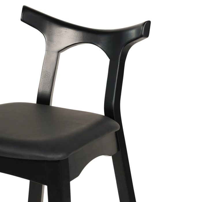ΣΚΑΜΠΟ ΜΠΑΡ FB99951.02 RUBBERWOOD & PU ΣΕ ΜΑΥΡΟ 49x53x99,5Υεκ. - Image 6