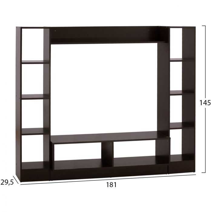 ΣΥΝΘΕΣΗ ΤΗΛΕΟΡΑΣΗΣ FB92255.01 WENGE 181x29,5x145 εκ. - Image 2