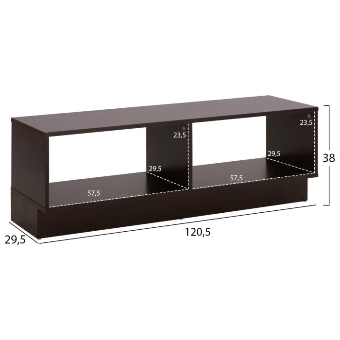 ΣΥΝΘΕΣΗ ΤΗΛΕΟΡΑΣΗΣ FB92255.01 WENGE 181x29,5x145 εκ. - Image 3