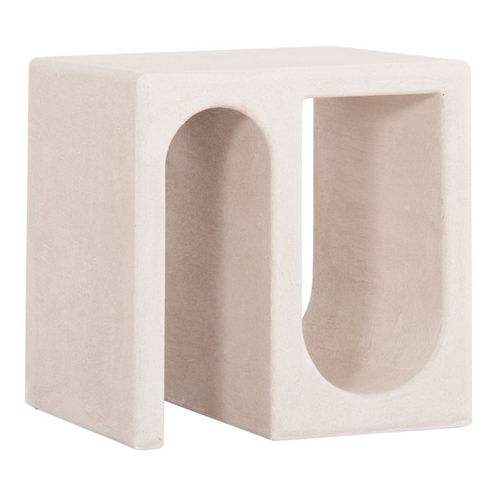 ΤΡΑΠΕΖΙ ΣΑΛΟΝΙΟΥ FB918070 MDF ΣΕ ΥΠΟΛΕΥΚΟ ΧΡΩΜΑ 48x38x48,5Υεκ. - Image 1