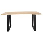 ΤΡΑΠΕΖΙ ΤΡΑΠΕΖΑΡΙΑΣ SOFIA SLIM FB98500.21 ΜΑΣΙΦ ΞΥΛΟ ΑΚΑΚΙΑΣ 160x92x78Υεκ. - Image 3
