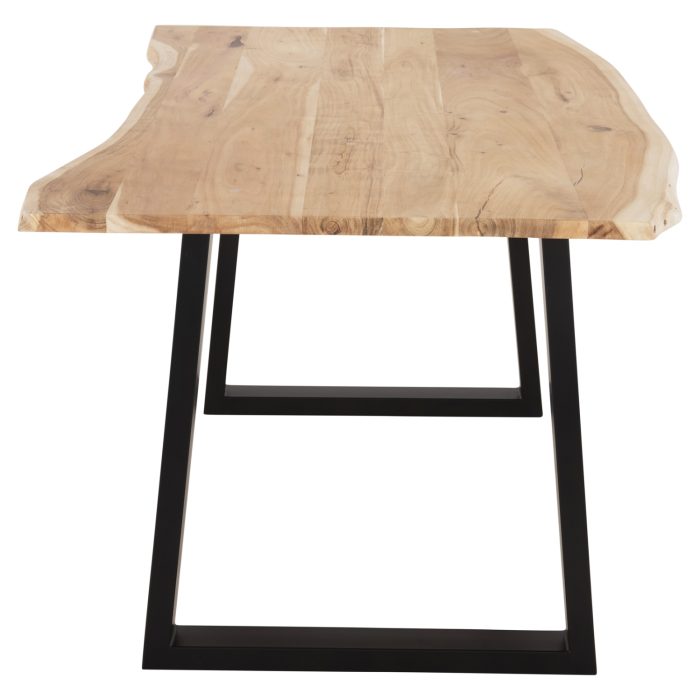 ΤΡΑΠΕΖΙ ΤΡΑΠΕΖΑΡΙΑΣ SOFIA SLIM FB98500.21 ΜΑΣΙΦ ΞΥΛΟ ΑΚΑΚΙΑΣ 160x92x78Υεκ. - Image 4