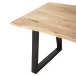 ΤΡΑΠΕΖΙ ΤΡΑΠΕΖΑΡΙΑΣ SOFIA SLIM FB98500.21 ΜΑΣΙΦ ΞΥΛΟ ΑΚΑΚΙΑΣ 160x92x78Υεκ. - Image 5