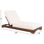 ΞΑΠΛΩΣΤΡΑ FB910622.02 ΠΕΥΚΟ ΣΕ ΚΑΡΥΔΙ-ΕΚΡΟΥ TEXTILEΝΕ-ΜΑΞΙΛΑΡΙ 20εκ. - Image 2