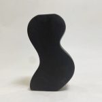 ΕΠΙΤΡΑΠΕΖΙΟ ΚΕΡΑΜΙΚΟ ΔΙΑΚΟΣΜΗΤΙΚΟ FB94590.02 MATTE BLACK 13x6x22Υεκ