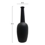 ΕΠΙΤΡΑΠΕΖΙΟ ΚΕΡΑΜΙΚΟ ΔΙΑΚΟΣΜΗΤΙΚΟ FB94592.02 ΜΑΥΡΟ ΜΑΤ Φ10x30Υεκ - Image 2