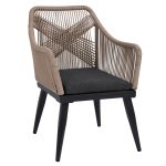 ΠΟΛΥΘΡΟΝΑ ΑΛΟΥΜΙΝΙΟΥ FB95549.12 ΜΕ ΣΧΟΙΝΙ ΜΠΕΖ ΚΑΙ ΑΝΘΡΑΚΙ ΠΟΔΙΑ 62x63x90Yεκ.