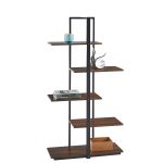 ΡΑΦΙΕΡΑ FB918074.04 ΜΑΥΡΟΣ ΜΕΤΑΛΛΙΚΟΣ ΣΚΕΛΕΤΟΣ-ΜΕΛΑΜΙΝΗ ΚΑΡΥΔΙ 68x34,5x150,5Υεκ