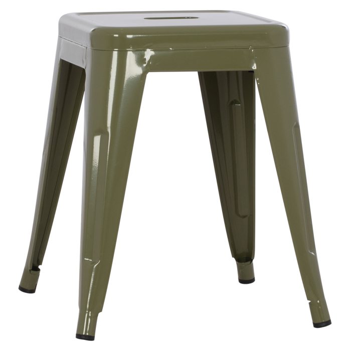 ΣΚΑΜΠΟ ΜΕΤΑΛΛΙΚΟ FB90096.43 ΣΕ DARK OLIVE ΧΡΩΜΑ 37x37x45Υεκ. - Image 1