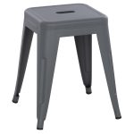 ΣΚΑΜΠΟ ΜΕΤΑΛΛΙΚΟ FB90096.50 ΣΕ ΓΚΡΙ ΜΑΤ ΧΡΩΜΑ 37x37x45Υεκ. - Image 4