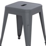 ΣΚΑΜΠΟ ΜΕΤΑΛΛΙΚΟ FB90096.50 ΣΕ ΓΚΡΙ ΜΑΤ ΧΡΩΜΑ 37x37x45Υεκ. - Image 5