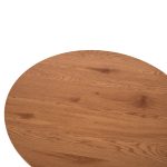 ΤΡΑΠΕΖΙ ΣΑΛΟΝΙΟΥ FB918024 MDF ΣΕ ΑΝΟΙΧΤΟ ΦΥΣΙΚΟ ΞΥΛΟΥ Φ80x40,5Υεκ. - Image 5