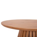 ΤΡΑΠΕΖΙ ΣΑΛΟΝΙΟΥ FB918024 MDF ΣΕ ΑΝΟΙΧΤΟ ΦΥΣΙΚΟ ΞΥΛΟΥ Φ80x40,5Υεκ. - Image 6