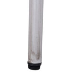 ΤΡΑΠΕΖΙ ΑΛΟΥΜΙΝΙΟΥ 70X70X76 BAMBOO FB95568.01 ΛΕΥΚΗ ΠΑΤΙΝΑ ΜΕ ΓΥΑΛΙ - Image 7