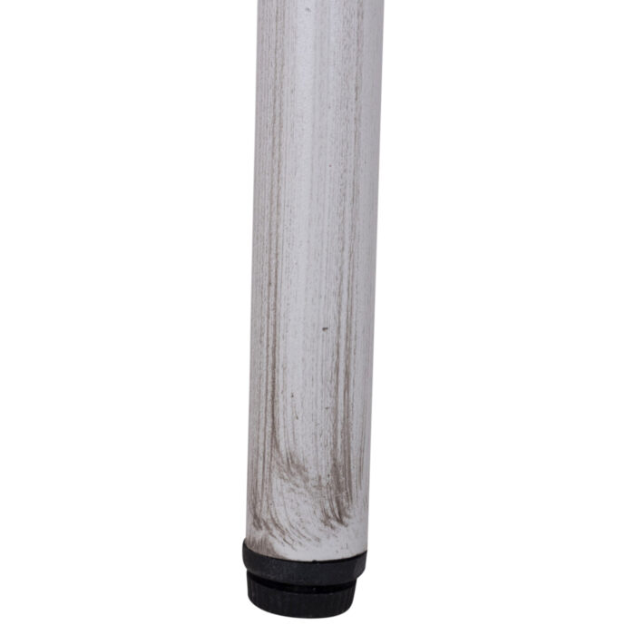 ΤΡΑΠΕΖΙ ΑΛΟΥΜΙΝΙΟΥ 70X70X76 BAMBOO FB95568.01 ΛΕΥΚΗ ΠΑΤΙΝΑ ΜΕ ΓΥΑΛΙ - Image 7