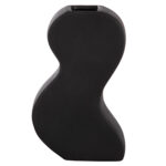 ΕΠΙΤΡΑΠΕΖΙΟ ΚΕΡΑΜΙΚΟ ΔΙΑΚΟΣΜΗΤΙΚΟ FB94590.02 MATTE BLACK 13x6x22Υεκ - Image 3