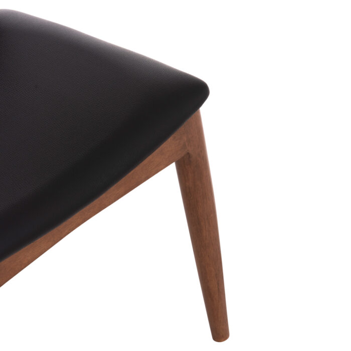 KΑΡΕΚΛΑ ΤΡΑΠΕΖΑΡΙΑΣ FB99947.03 RUBBERWOOD ΚΑΡΥΔΙ-ΜΑΥΡΟ PU 55x51x75Υεκ - Image 9