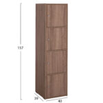 ΝΤΟΥΛΑΠΙ FB99940.11 SONAMA OAK ΜΕΛΑΜΙΝΗ 40x39-41x157Υεκ. - Image 2