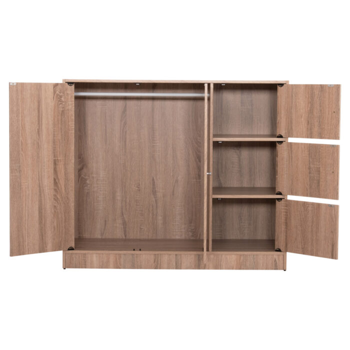 ΝΤΟΥΛΑΠΙ ΜΕ 4 ΑΠΟΘ.ΧΩΡΟΥΣ FB92480.02 SONAMA OAK ΜΕΛΑΜΙΝΗ 117x39,5x99,5Υεκ - Image 4