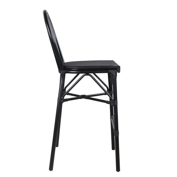 ΣΚΑΜΠΟ ΑΛΟΥΜΙΝΙΟΥ FB95060 BAMBOO LOOK ΜΑΥΡΟ ΜΕ TEXTLINE 44x52x115Υεκ. - Image 3