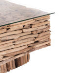 ΤΡΑΠΕΖΙ ΣΑΛΟΝΙΟΥ ΤΕΤΡΑΓΩΝΟ FB99960 DRIFTWOOD--ΓΥΑΛΙ 95x95x51,5Υεκ. - Image 5