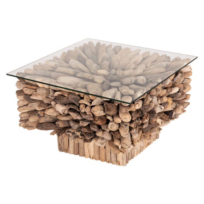 ΤΡΑΠΕΖΙ ΣΑΛΟΝΙΟΥ ΤΕΤΡΑΓΩΝΟ FB99961 DRIFTWOOD--ΓΥΑΛΙ 75x75x51Υεκ. - Image 4