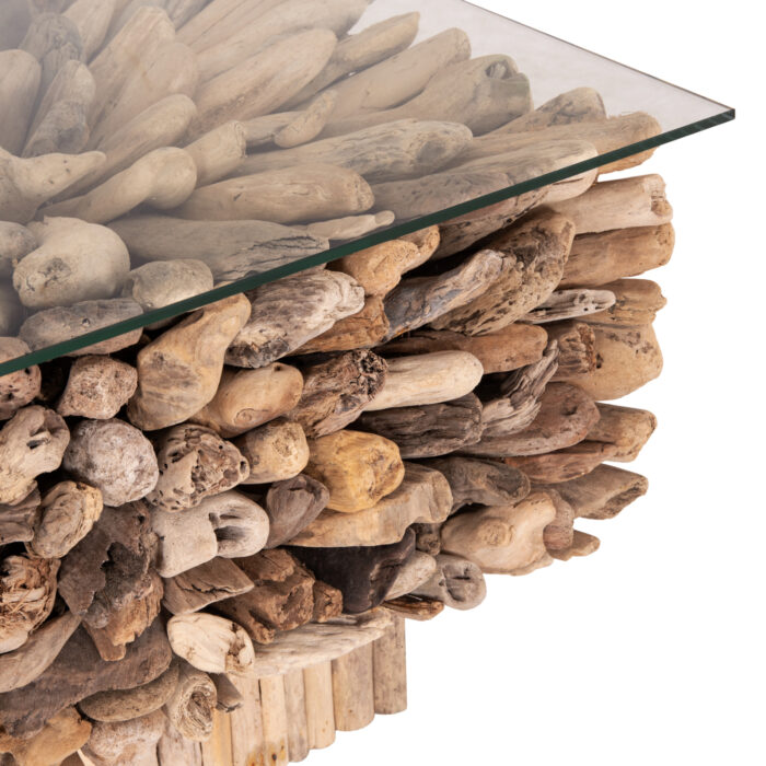 ΤΡΑΠΕΖΙ ΣΑΛΟΝΙΟΥ ΤΕΤΡΑΓΩΝΟ FB99961 DRIFTWOOD--ΓΥΑΛΙ 75x75x51Υεκ. - Image 5