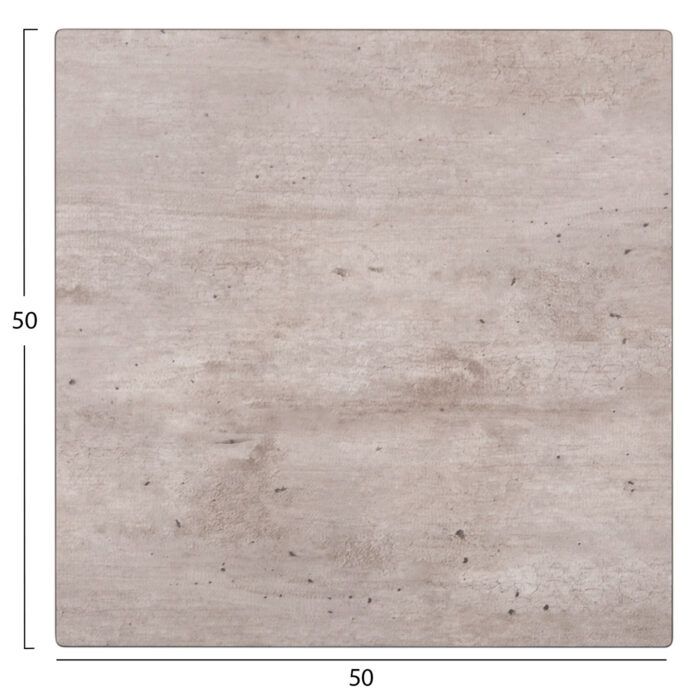 ΕΠΙΦΑΝΕΙΑ ΤΡΑΠΕΖΙΟΥ HPL FB96362.12 ΤΕΤΡΑΓΩΝΗ CEMENT COMPACT 50X50X1.5εκ. - Image 2