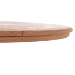 ΕΠΙΦΑΝΕΙΑ ΤΡΑΠΕΖΙΟΥ ΣΤΡΟΓΓΥΛΗ FB918134 ΞΥΛΟ TEAK--ΦΥΣΙΚΟ Φ80x4(πάχος)εκ. - Image 6