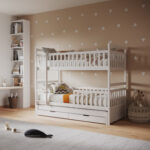 ΠΑΙΔΙΚΗ ΚΟΥΚΕΤΑ ΜΕ 3 ΚΡΕΒΑΤΙΑ & 2 ΣΥΡΤΑΡΙΑ FB9709.03 ΞΥΛΟ ΠΕΥΚΟΥ 90x190-200εκ