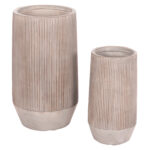 ΣΕΤ 2ΤΜΧ ΓΛΑΣΤΡΕΣ ΚΥΛΙΝΔΡΟΙ FB94727 FIBERCLAY-ΧΡΩΜΑ CEMENT Φ35x64Υεκ - Image 2