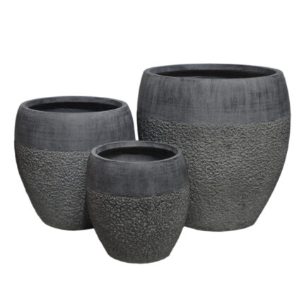 ΣΕΤ 3ΤΜΧ ΓΛΑΣΤΡΕΣ FB94725 FIBERCLAY-ΣΕ ΣΚΟΥΡΟ CEMENT ΧΡΩΜΑ Φ55x54Υεκ