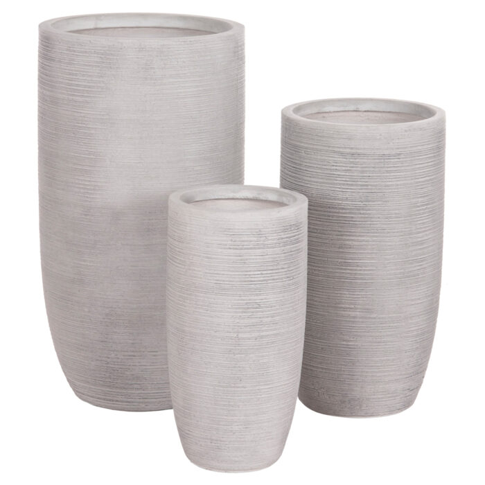 ΣΕΤ 3ΤΜΧ ΓΛΑΣΤΡΕΣ ΚΥΛΙΝΔΡΟΙ FB94721 FIBERCLAY-ΧΡΩΜΑ CEMENT Φ42x78Υεκ - Image 2