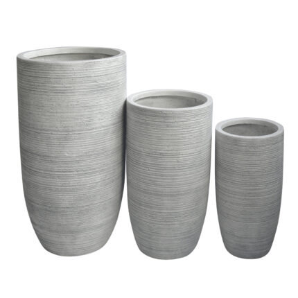 ΣΕΤ 3ΤΜΧ ΓΛΑΣΤΡΕΣ ΚΥΛΙΝΔΡΟΙ FB94721 FIBERCLAY-ΧΡΩΜΑ CEMENT Φ42x78Υεκ