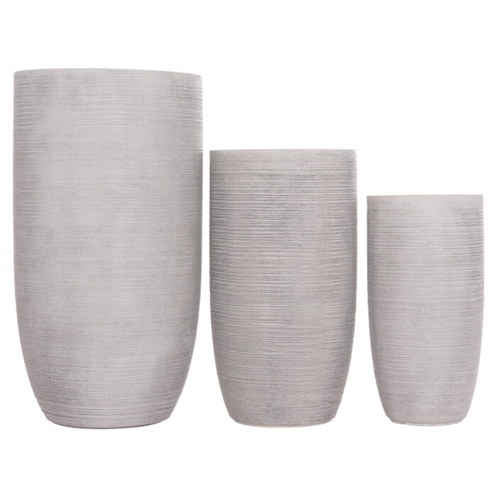 ΣΕΤ 3ΤΜΧ ΓΛΑΣΤΡΕΣ ΚΥΛΙΝΔΡΟΙ FB94721 FIBERCLAY-ΧΡΩΜΑ CEMENT Φ42x78Υεκ - Image 6